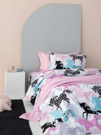 Palamaiki Trend TC936 Kinder Kissenbezüge Set 50x75cm Pink