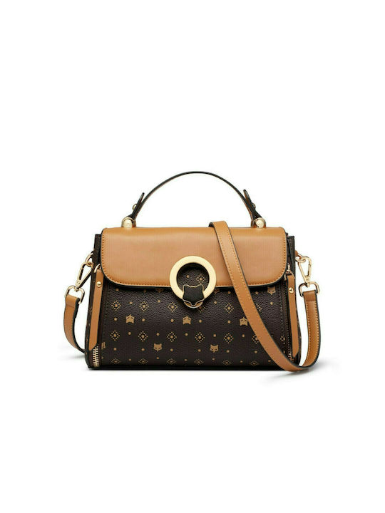 Foxer Women's Leather Handbag Brown