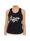 Russell Athletic Women's Blouse Cotton Sleeveless Black