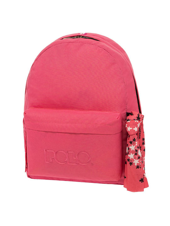 Polo School Bag Backpack Junior High-High School in Fuchsia color 23lt 2020