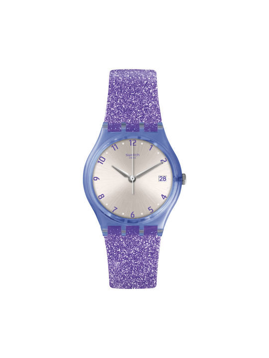 Swatch hotsell glitter watch