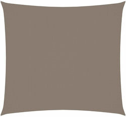 vidaXL Квадратен Shade Sail Бежов 7x7m