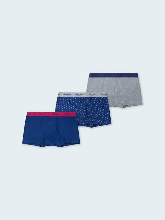 Herren Boxershorts Mehrfarbig mit Mustern 3Packung