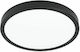 Eglo ARGOLIS-Z Μοντέρνα Μεταλλική Πλαφονιέρα Οροφής με Ενσωματωμένο LED σε Μαύρο χρώμα 28.5cm