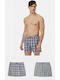 Men's Boxers Green / Grey Checkered 2Pack