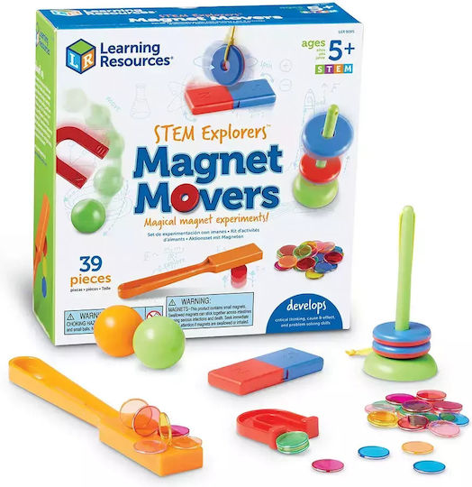 Learning Resources Magnet Movers STEM Εκπαιδευτικό Παιχνίδι Πειράματα για 5+ Ετών