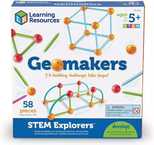 Learning Resources Explorers Geomakers Εκπαιδευτικό Παιχνίδι Γνώσεων για 5+ Ετών