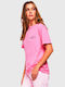Replay Γυναικείο T-shirt Ροζ