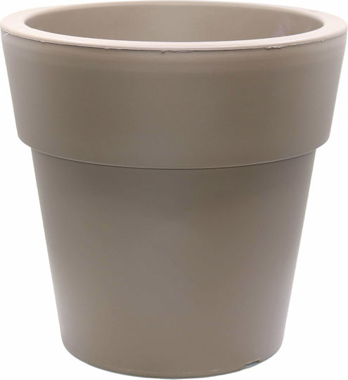 Et Plast Αναΐς Γλάστρα Πλαστική Μόκα 35x35x33εκ.