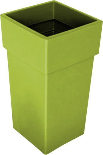 Et Plast Αναΐς Γλάστρα Πλαστική Λαδί 27x27x50εκ.