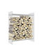 vidaXL Glas Regal Holzlagerung 80x35x100cm