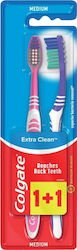 Colgate Extra Clean Οδοντόβουρτσα Medium Μπλε /...