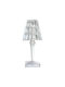 Eurolamp Plastic Vintage Lampă de masă LED cu Abajur Transparent și Bază