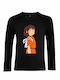 Children's Long Sleeve, " Chihiro , Spirited Away ", Black