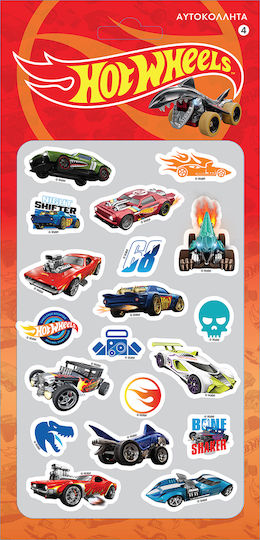 CHartini Poli Stickers Hot Wheels 4