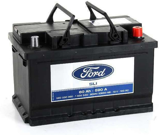Ford Baterie Auto 12V cu Capacitate 60Ah și CCA 590A