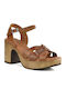 Leder Sandalen Anatomisch Tabac Braun