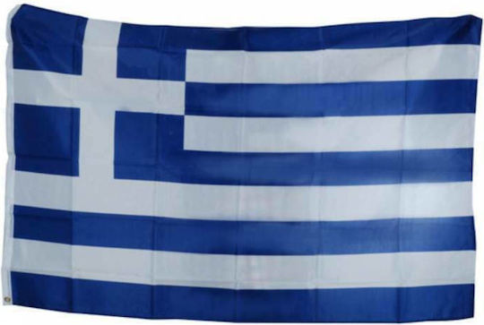 Flag of Greece Polyester Rafting with Crickets for Kontari 300x180cm