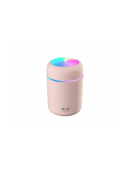 Led Aromatherapy Diffuser Pink 300ml AT000877