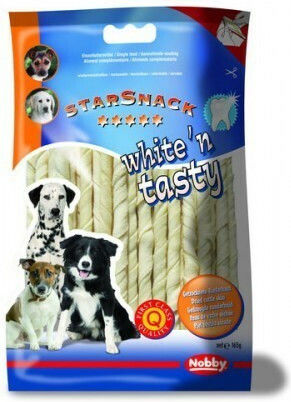 Nobby White n' Tasty Dog Stick Treats Medium Breeds 12.5cm 165gr 30pcs 68007