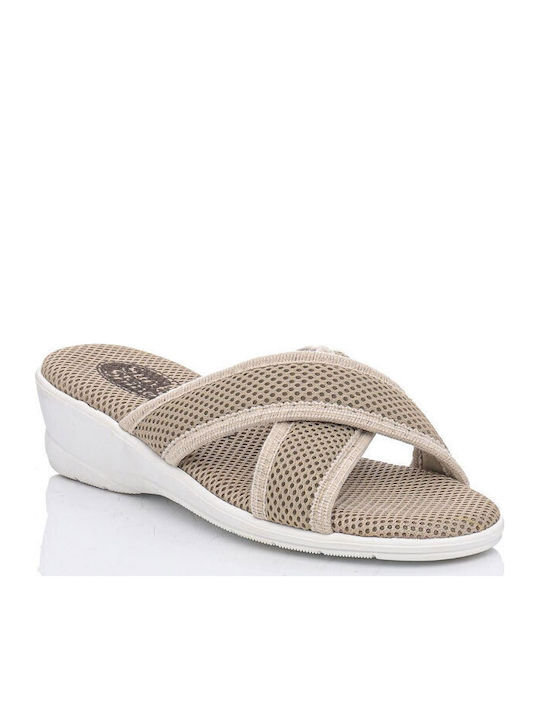 Sunshine Anatomische Damenplattformen Beige