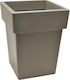 Et Plast Anaïs Pot Plastic Mocha 27x27x34cm.