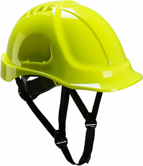 Portwest PS55YER Κράνος Εργοταξίου με Ωτοασπίδες Κίτρινο