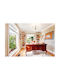 Active Jet Rita Pendant Light Gold with Socket E27 62x230x12cm