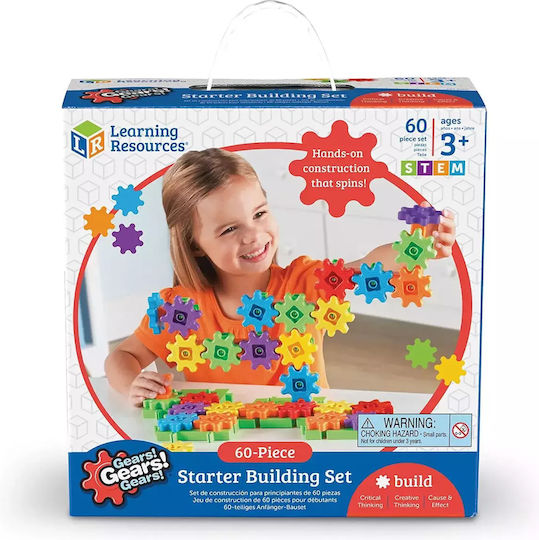 Learning Resources Пластмасова Конструктивна Игра Starter Building за Деца 3+ години+ Години