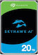 Seagate Skyhawk AI Surveillance 20TB HDD Σκληρός Δίσκος 3.5" SATA III 7200rpm με 256MB Cache για NAS / Server / Καταγραφικό