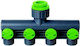 Ribiland 406813 Water Dispenser with Switch and Female-Female Thread 25.4x19x19mm