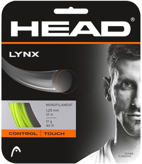 Head Lynx Χορδή Τένις Κίτρινη 12m, Φ1.20mm