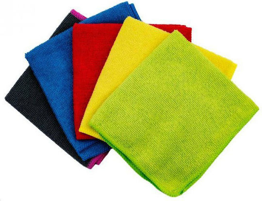 Car Microfiber Cleaning Cloths 30x30cm 5 Pieces