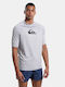 Quiksilver All Time UPF 50 Men Short Sleeve Sun Protection Shirt White