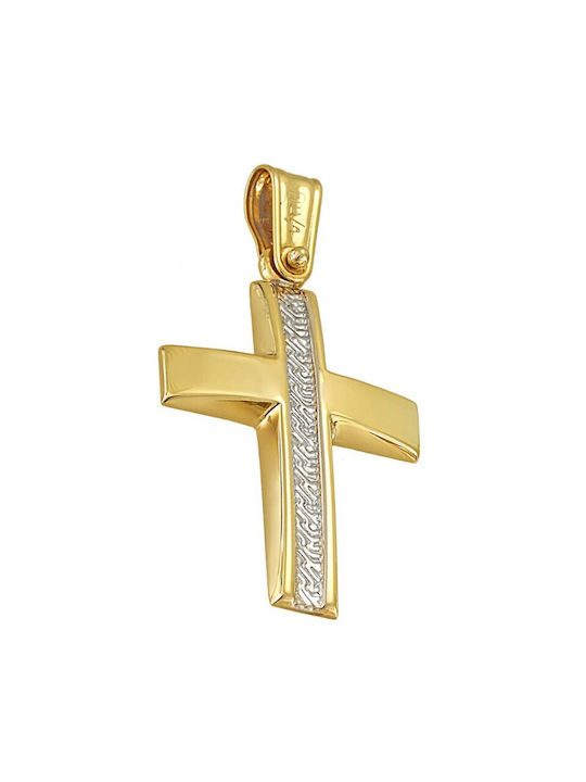 Gold cross ST25421F 9 Carat gold cross