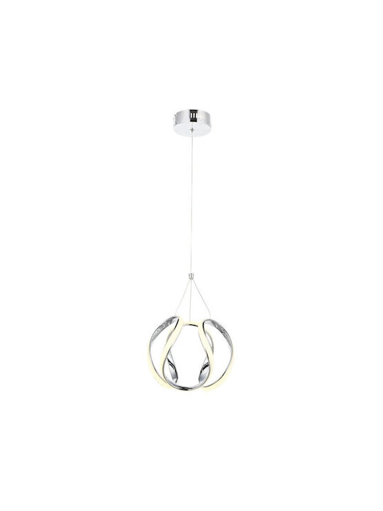 Eurolamp Pendant Lamp with Built-in LED Silver