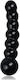 Lovetoy Glass Romance Beaded Anal Dildo Black