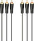 HAMA Cable Component male - Component male 3m (00205151)