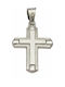 Mertzios.gr White Gold Cross 14K