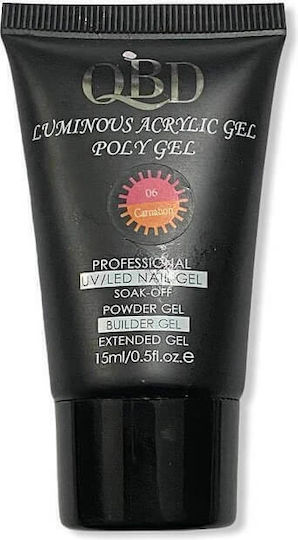 QBD Luminous Acrygel Falsche Nagelgel 06 Carnation 15ml