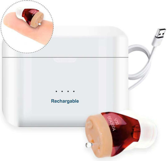 IncenSonic IncenSonic V30 Rechargeable CIC Hearing Aid for Right Ear