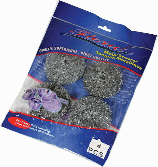 Sidirela Sidirela Küchen Schwämme Allgemeine Verwendung Silber 4 Stück