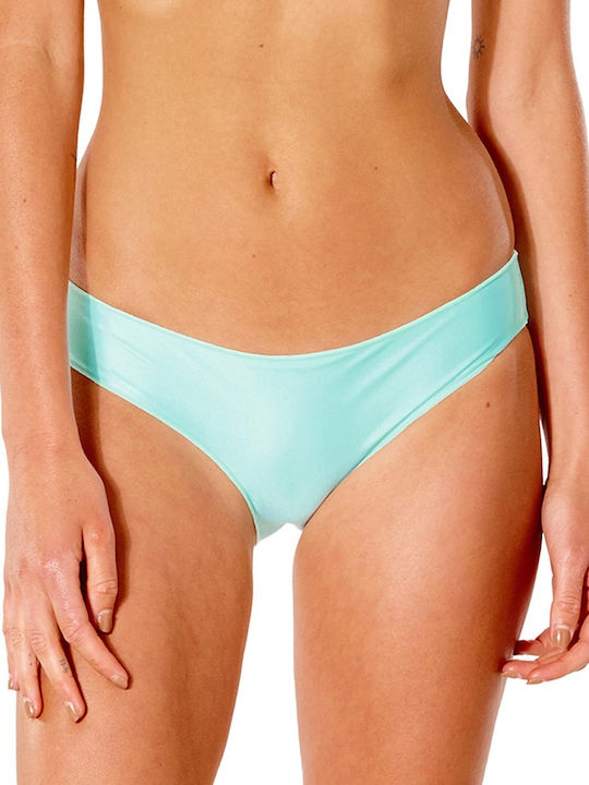 Rip Curl Eco Surf Cheeky Bikini Brazil Light Blue