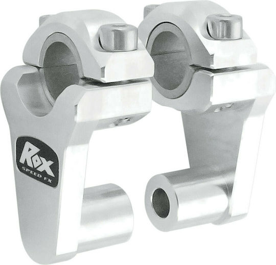 Rox Motorcycle Handlebar Mount Speed Fx Riser Aluminum Elite Natural