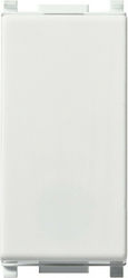 Vimar Plana Recessed Electrical Lighting Wall Switch no Frame Basic Medium Aller Retour White 14009.FX