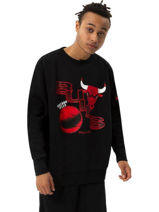 Nba Chicago Bulls Courtside Team Sweatshirt Black
