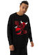Nba Chicago Bulls Courtside Team Sweatshirt Black