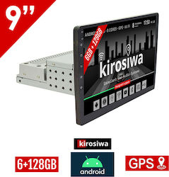 Kirosiwa Ηχοσύστημα Αυτοκινήτου Universal 1DIN (USB/WiFi/GPS) με Οθόνη Αφής 9"