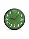 Kids Plastic Wall Clock Footballer's 30cm