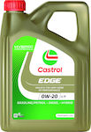 Castrol Λάδι Αυτοκινήτου Edge Titanium IV 0W-20 LL 4lt